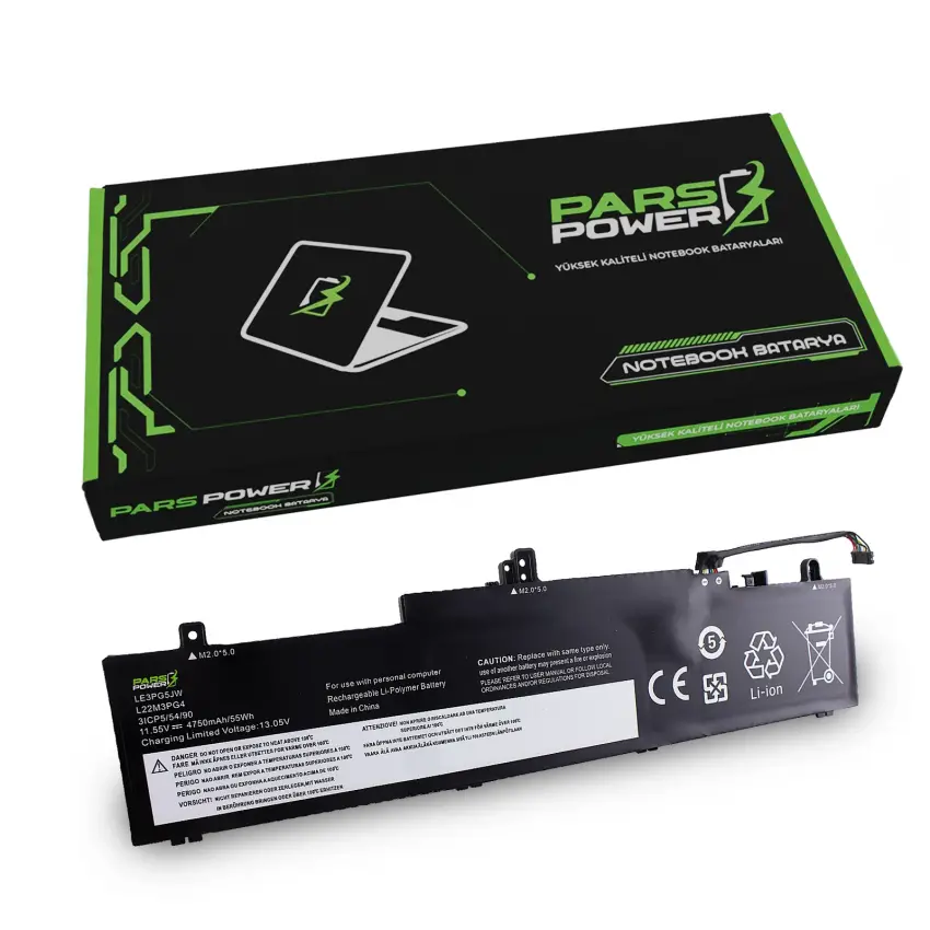 Lenovo ThinkPad E16 Gen 1 Type: 21JU Batarya - Pil (Pars Power)