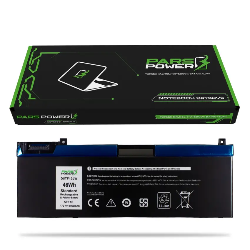 Dell Precision 7330, 7530 Batarya - Pil (Pars Power)