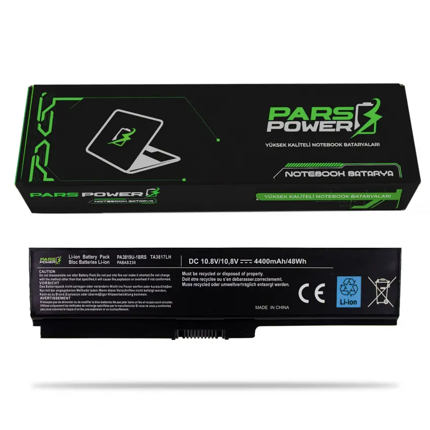 Toshiba Portege M800-107 (PPM81E-00L00NG3) Batarya - Pil (Pars Power)