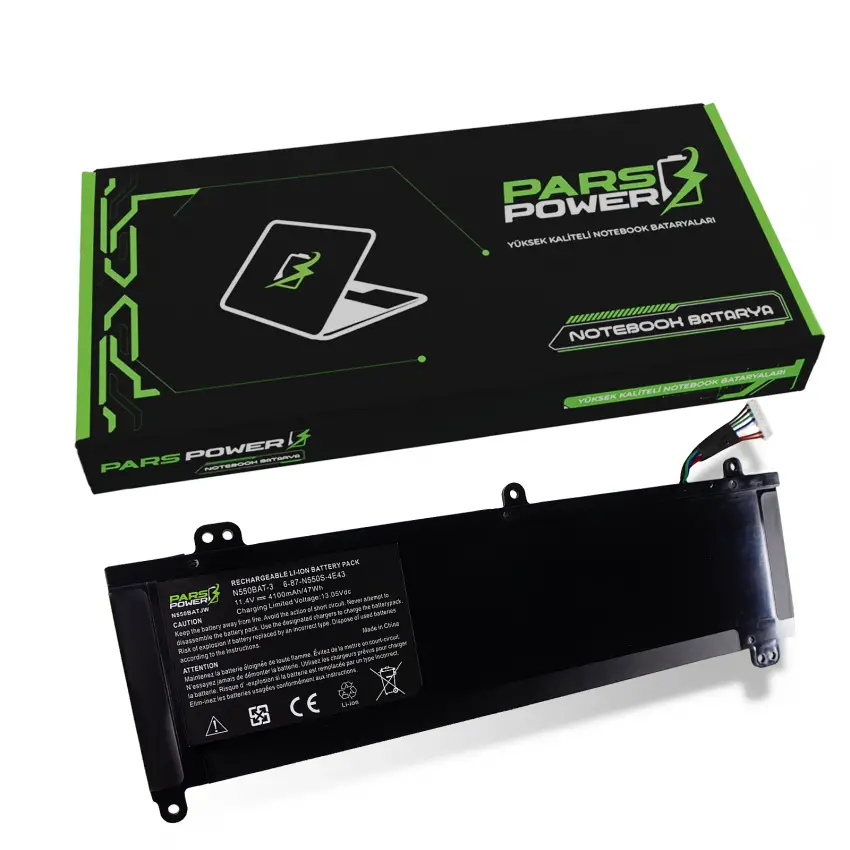 MONSTER Abra 6-87-N550S-4E43 Uyumlu Batarya - Pil (Pars Power)