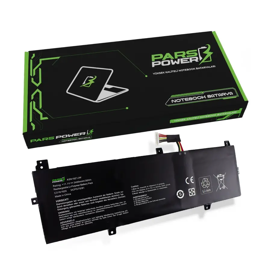 Asus 3ICP5/70/81 Batarya - Pil (Pars Power)