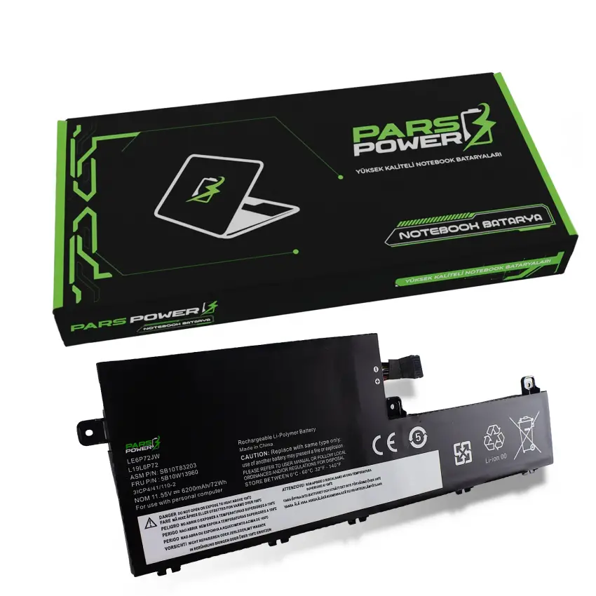 Lenovo ThinkPad L19C6P72 Batarya - Pil (Pars Power)