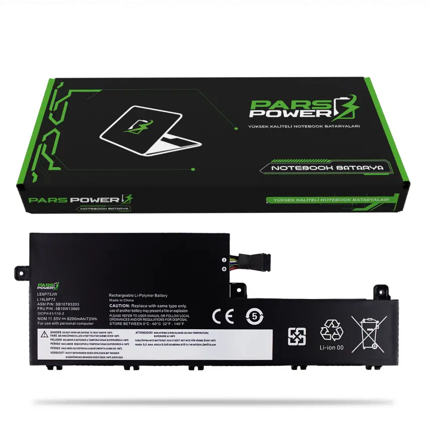 Lenovo ThinkPad L19C6P72 Batarya - Pil (Pars Power)