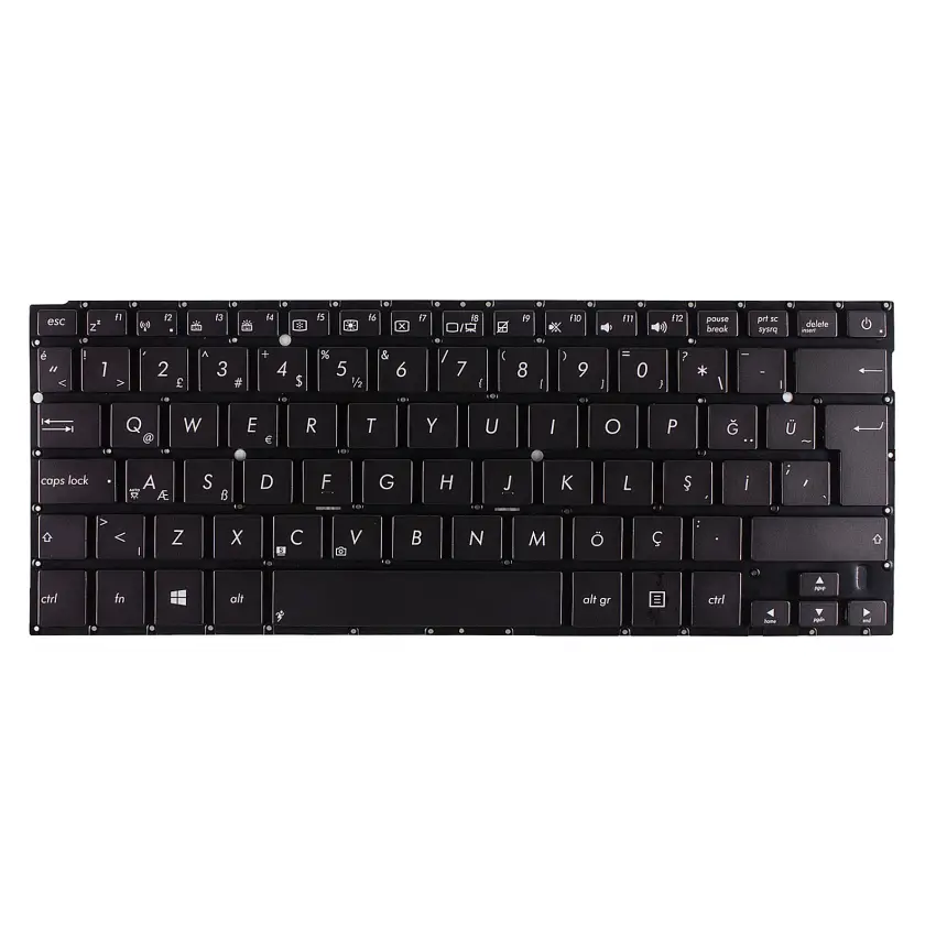 Asus 0K05-000C000, 0KN0-LY2CZ12, 0KN0-LY2US12 Notebook Klavye (Siyah TR)