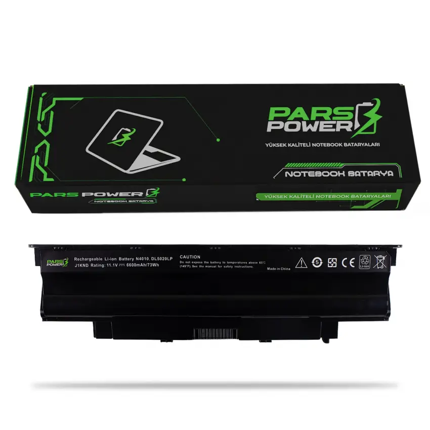 Dell Inspiron N5110, N5010, N5030, N4110 Serisi J1KND, P22F, P20G Notebook Batarya - Pil(Pars Power)