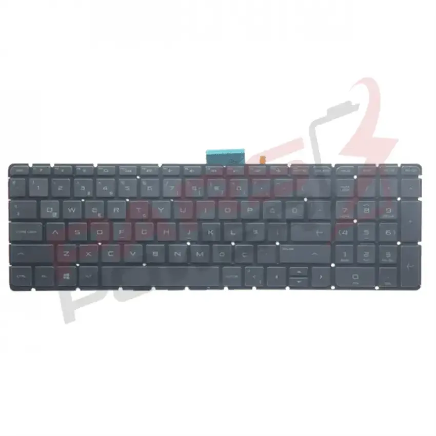 HP Pavilion 15-aw, 15-aw000, 15-aw100 Notebook Klavyesi Işıklı (Siyah TR)