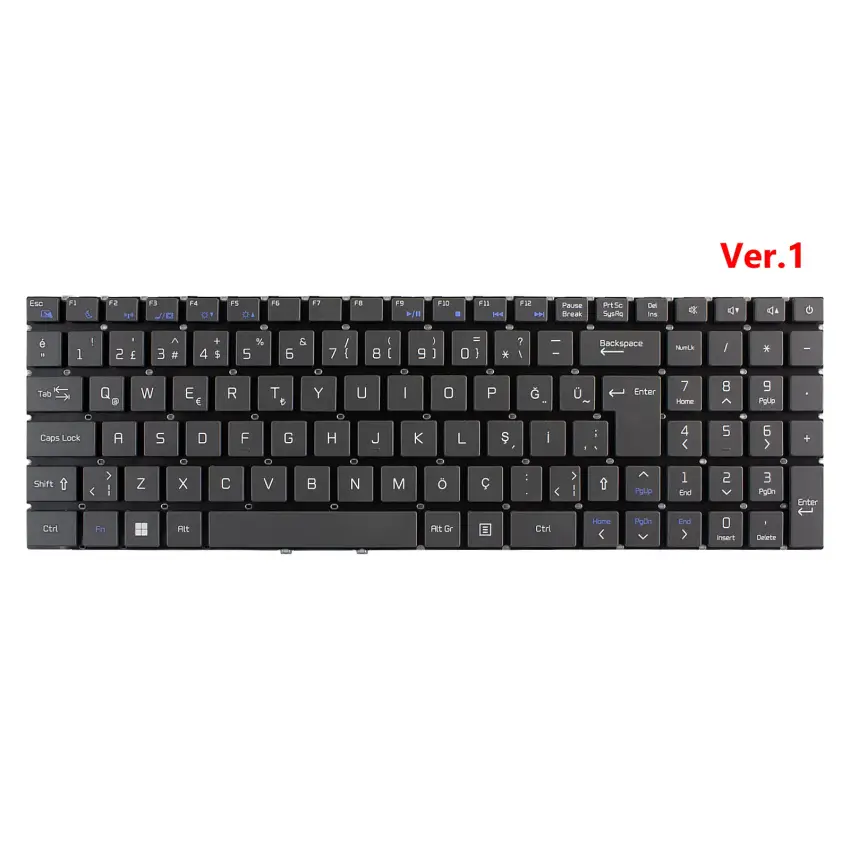 Casper Nirvana C370.4020 Notebook Klavye (Siyah TR)