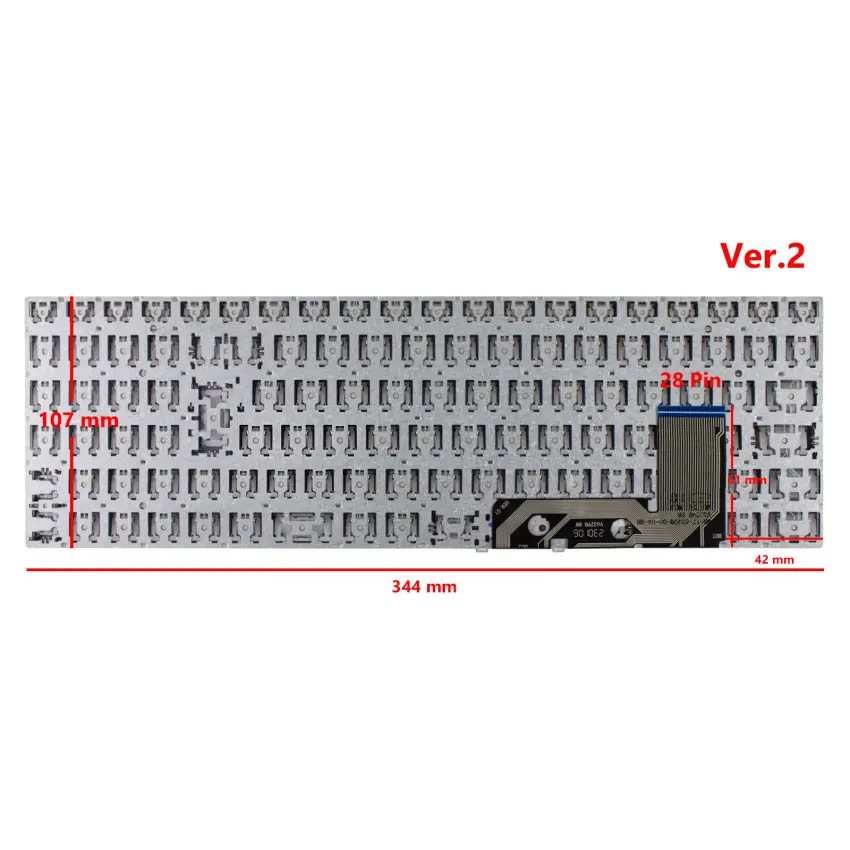 Casper Nirvana CSP-081 Notebook Klavyesi (Beyaz TR)