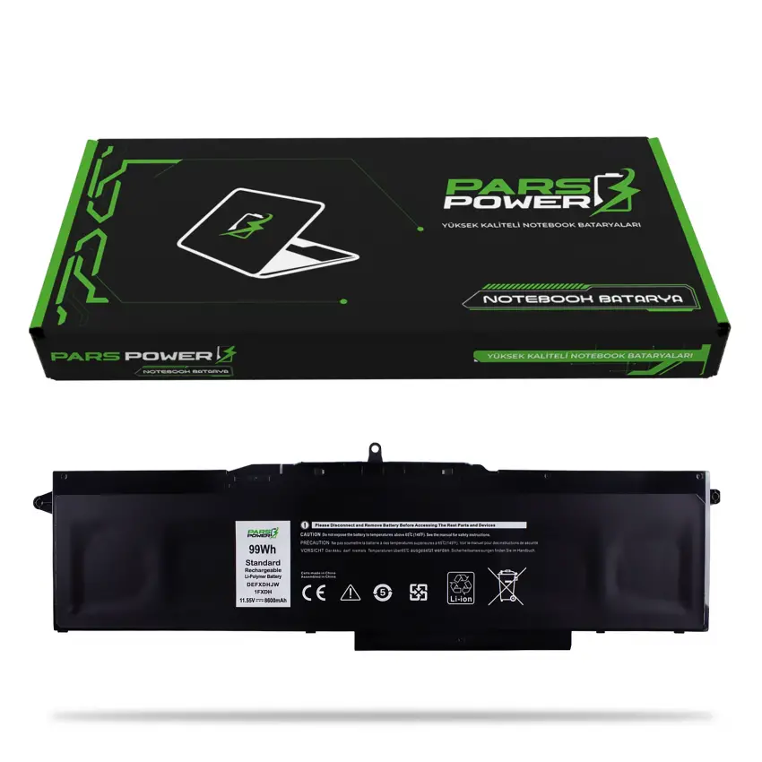 Dell Latitude 5500 P80F, P80F005 Batarya - Pil (Pars Power)