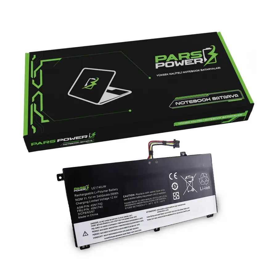 Lenovo ThinkPad 20CJS00700 Batarya - Pil (Pars Power)