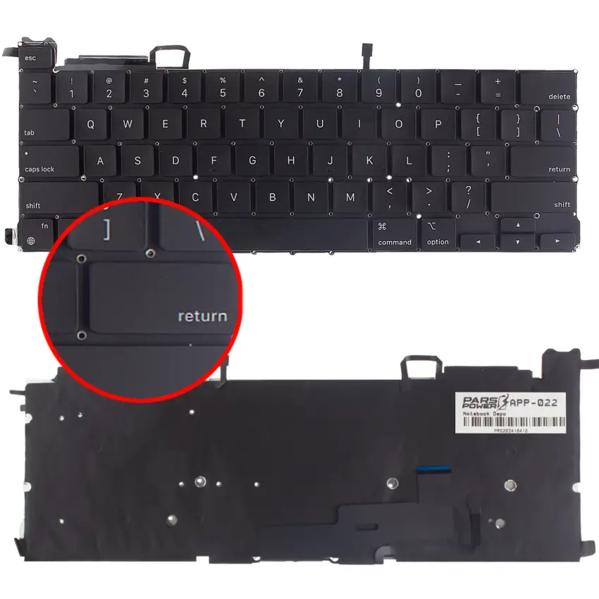 Apple MYDA2LL/A Klavye Işıklı Siyah (US)