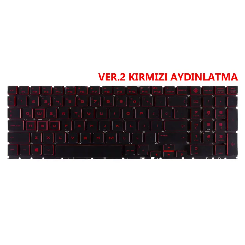 Hp OMEN 15-dc Serisi Klavye Işıklı (Siyah TR)