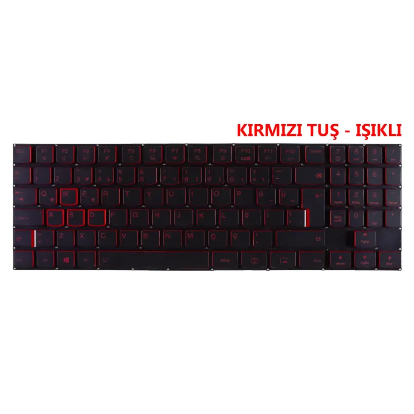 Lenovo Legion Y540-15IRH-PG0 81SY0021TX Klavye Işıklı (Siyah TR)