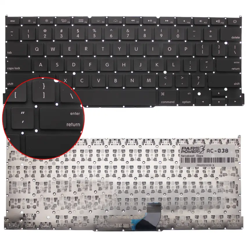 Apple ME864LL, ME866LL Klavye (Siyah Eng)