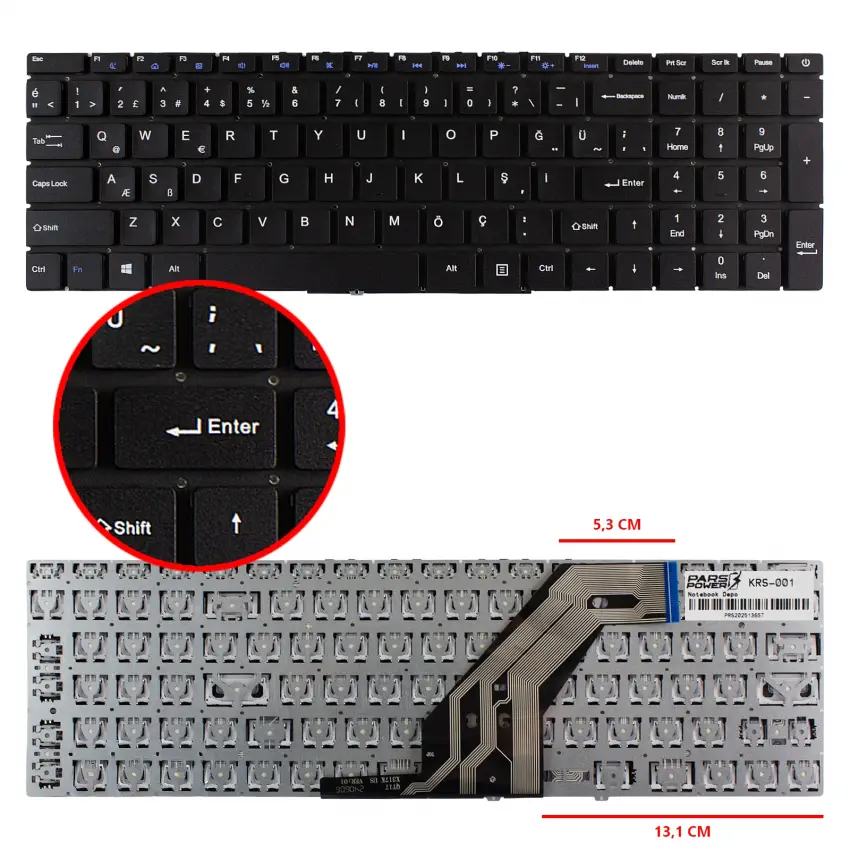 K687 Klavye (Siyah TR)