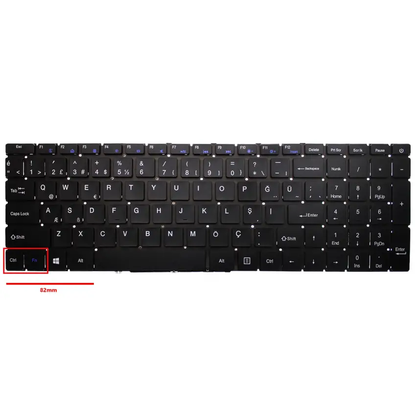 K687 Klavye (Siyah TR)