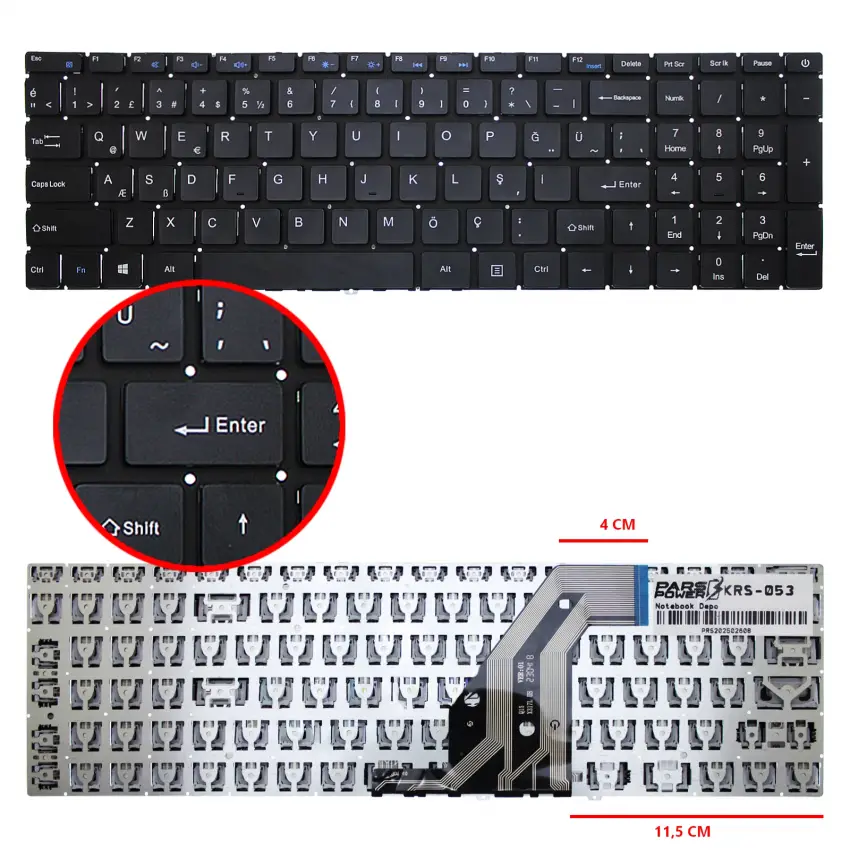 K687 Klavye (Siyah TR)