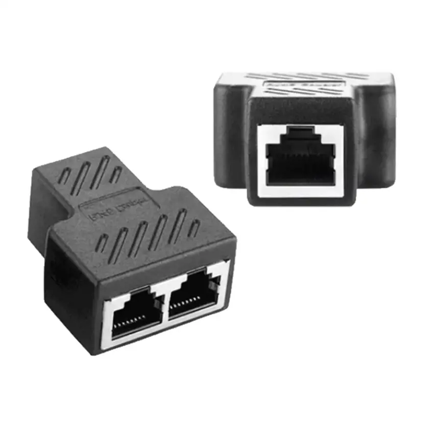2 Port Network Splitter Ethernet Uzatma İnternet Çoklayıcı