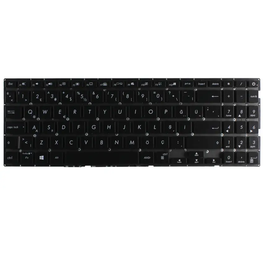 Asus A571LH Klavye Işıklı (Siyah TR)