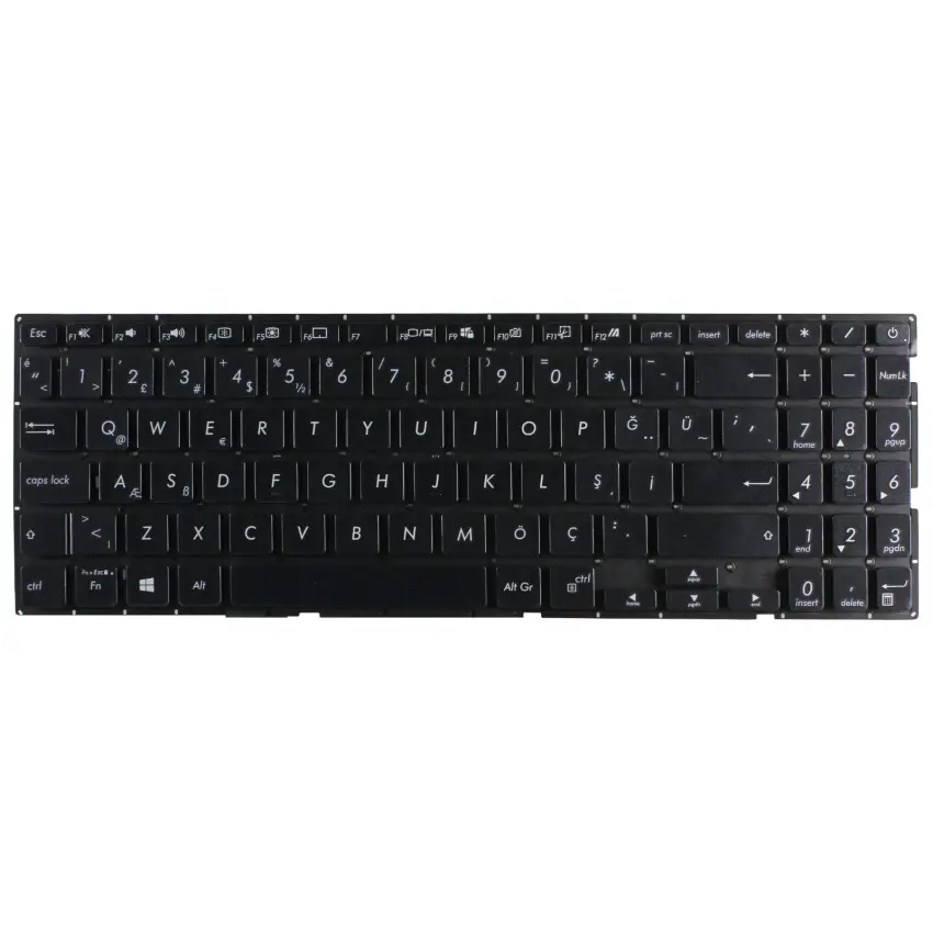 Asus VivoBook 15 X571GD-BQ524 Klavye (Siyah TR)