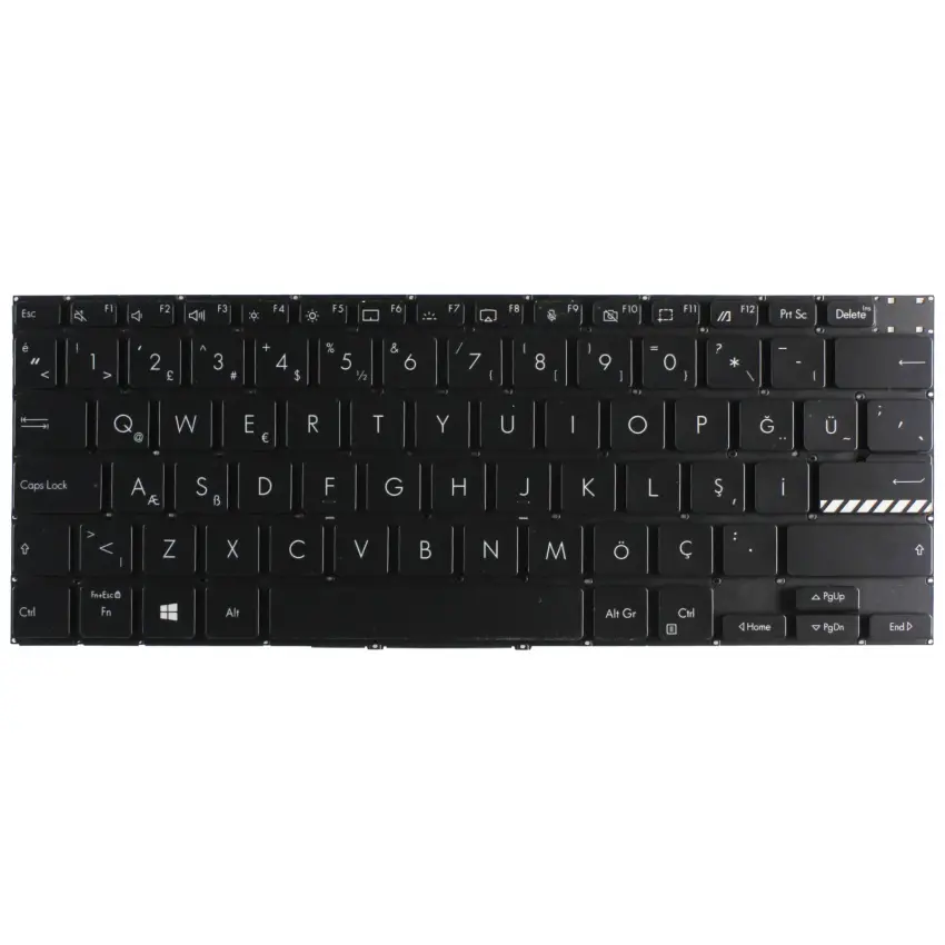 Asus Vivobook Pro 14 M3401QC-KM077 Klavye Işıklı (Siyah TR)