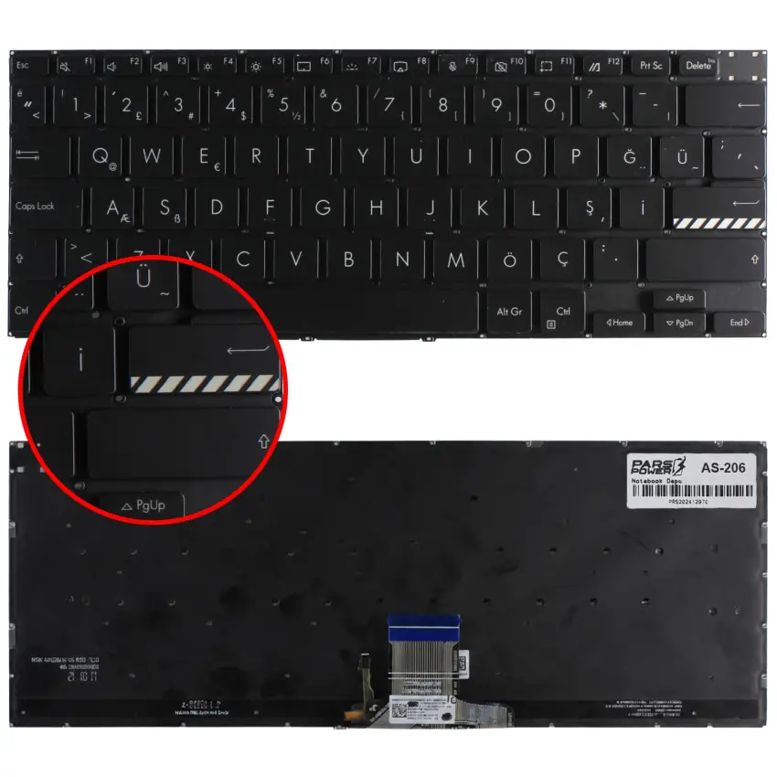 Asus Vivobook Pro 14X OLED N7400PC-KM123 Klavye Işıklı (Siyah TR)