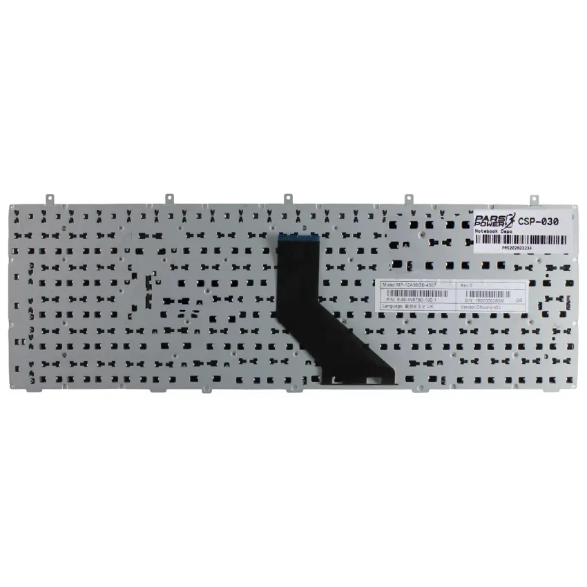 Victor W370SS, W650SF, W651SF Notebook Klavye (Siyah TR)