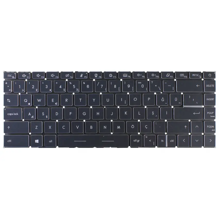 MSI Delta 15 A5EFK-007TR Klavye Işıklı (Siyah TR)