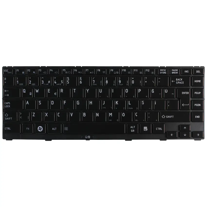 Toshiba MP-10N96TQ6356 Notebook Klavye (Siyah TR)