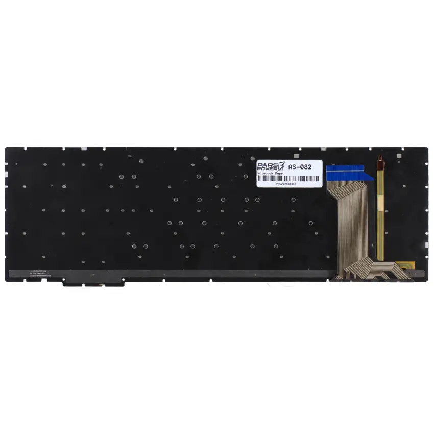 Asus ROG FX553VD, FX753VD, FX553VE Notebook Klavye Işıklı (Siyah TR)