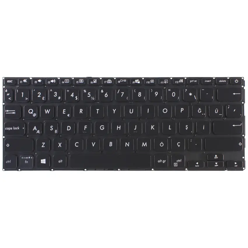 Asus A415, F415, M415 Serisi Klavye Işıklı (Siyah TR)