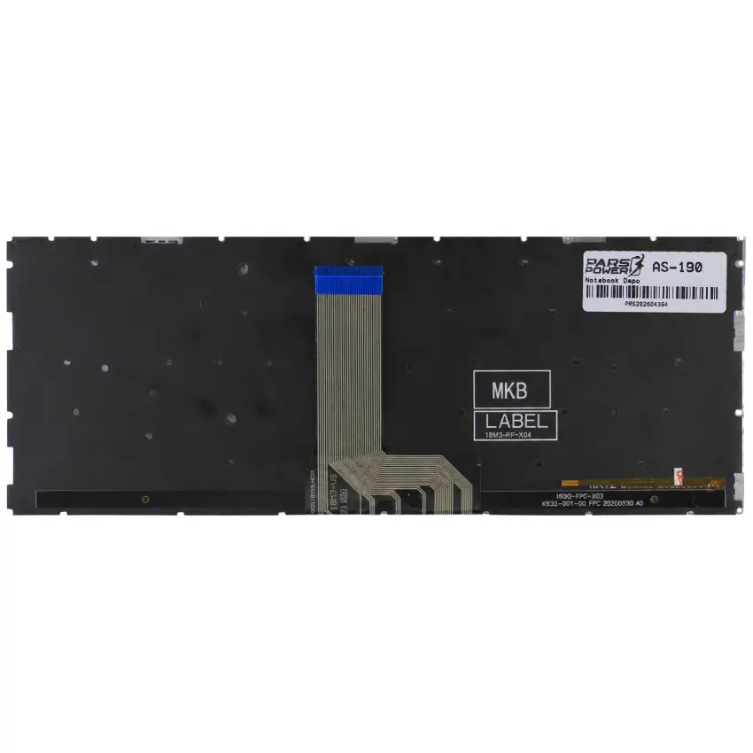 Asus A415, F415, M415 Serisi Klavye Işıklı (Siyah TR)