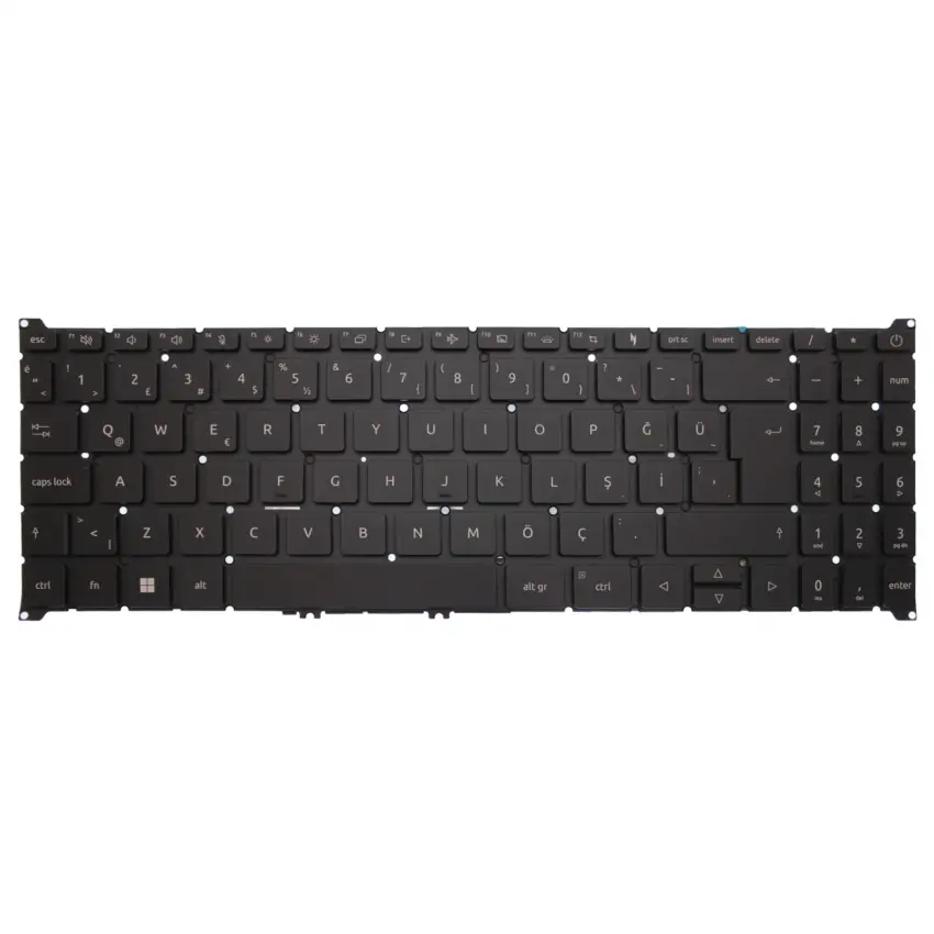 Acer Aspire 3 N23H4 Klavye Işıklı (Siyah TR)
