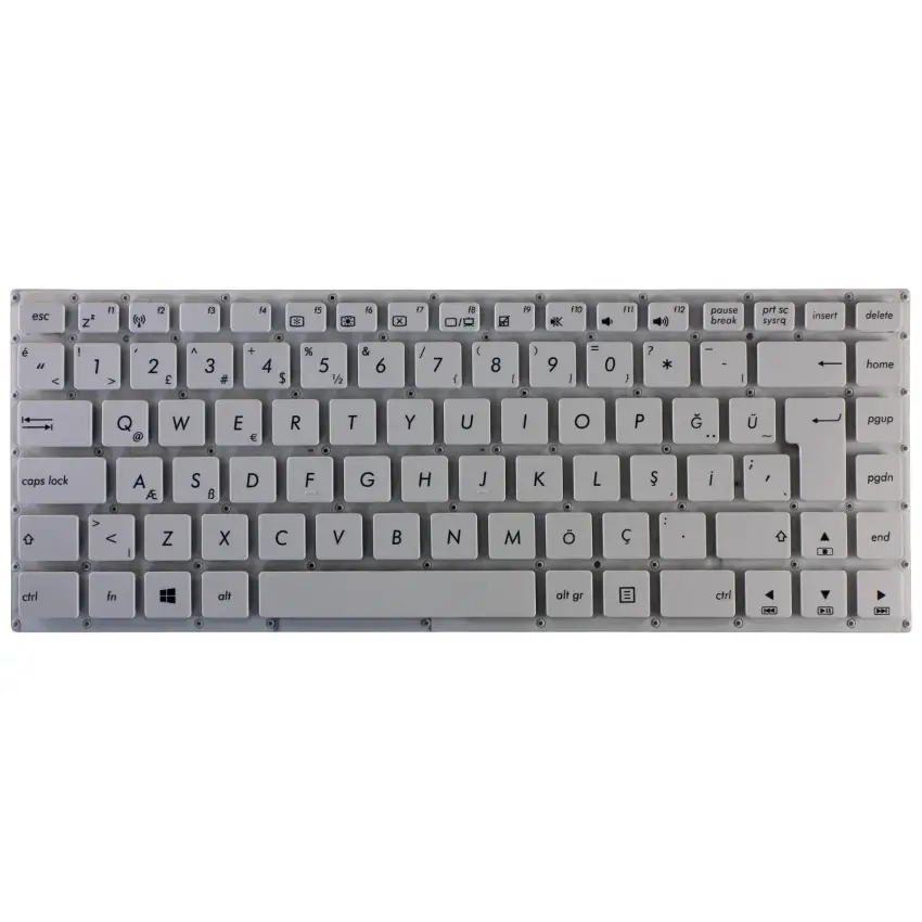 Asus VivoBook 0KNL0-4121TU00 Klavye (Beyaz TR)