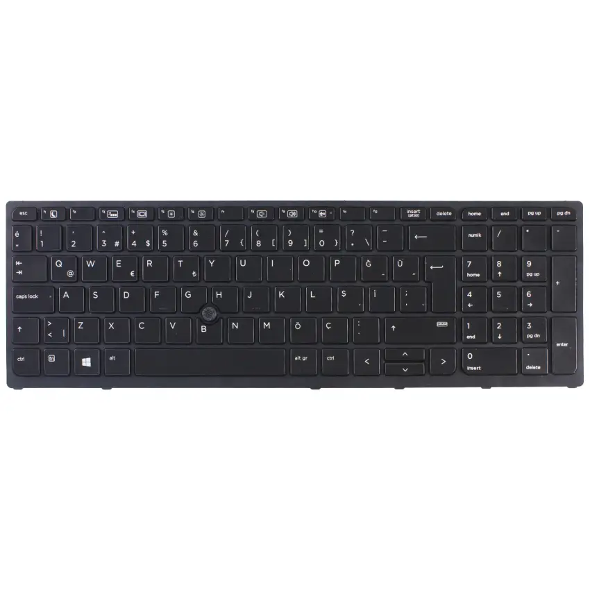 Hp 848311-001, 848311-141 Klavye Işıklı (Siyah TR)