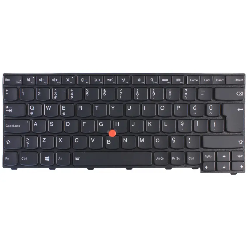 Lenovo Thinkpad T470S Klavye Işıklı (Siyah TR)