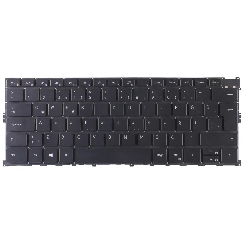 Dell XPS 13 9300 Serisi Klavye Işıklı (Siyah TR)