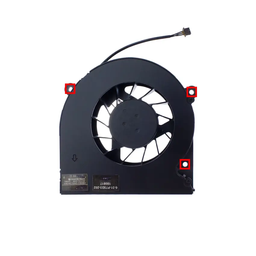 Clevo P870DM CPU-GPU Ekran Kartı Fanı - İşlemci Fan