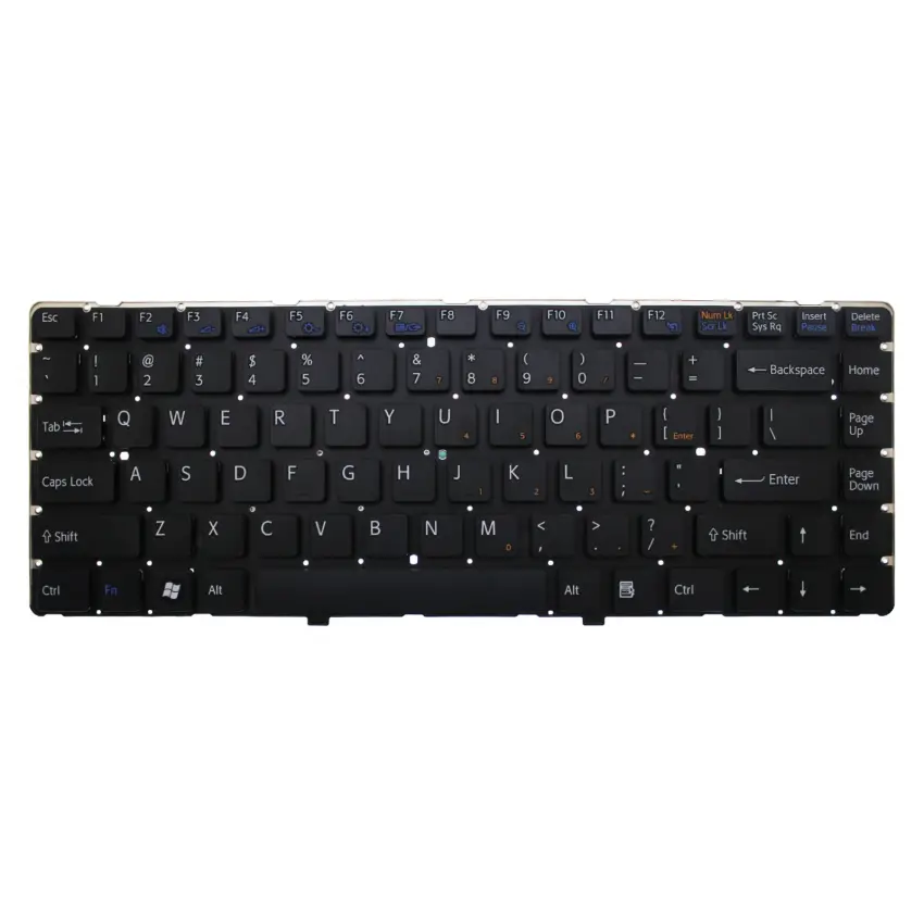 Sony Vaio VGN-NW280F Notebook Klavye (Siyah ENG)