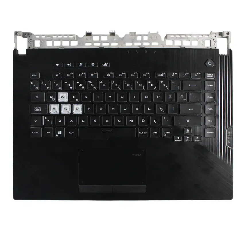 Asus ROG Strix G15 G512LV-HN144 Klavye Işıklı (Siyah TR)