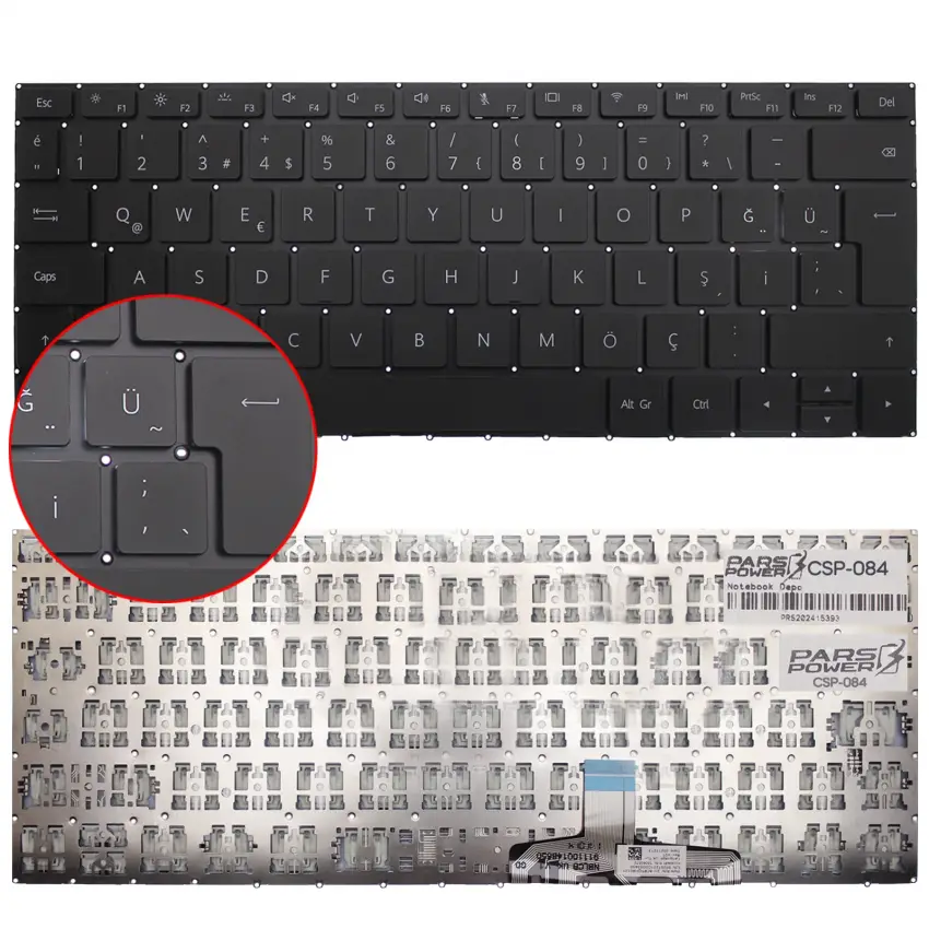 Huawei PFKPRUS21CD03219, APIAEH96U00010 Klavye (Siyah TR)