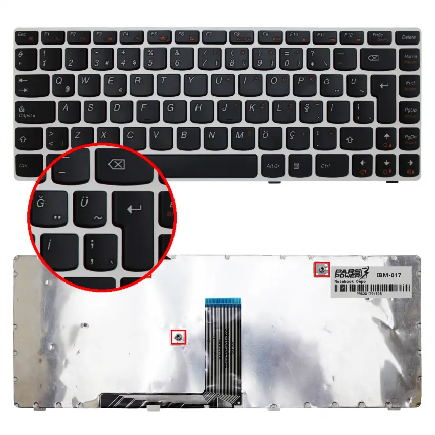Lenovo M490 Notebook Klavye (TR)
