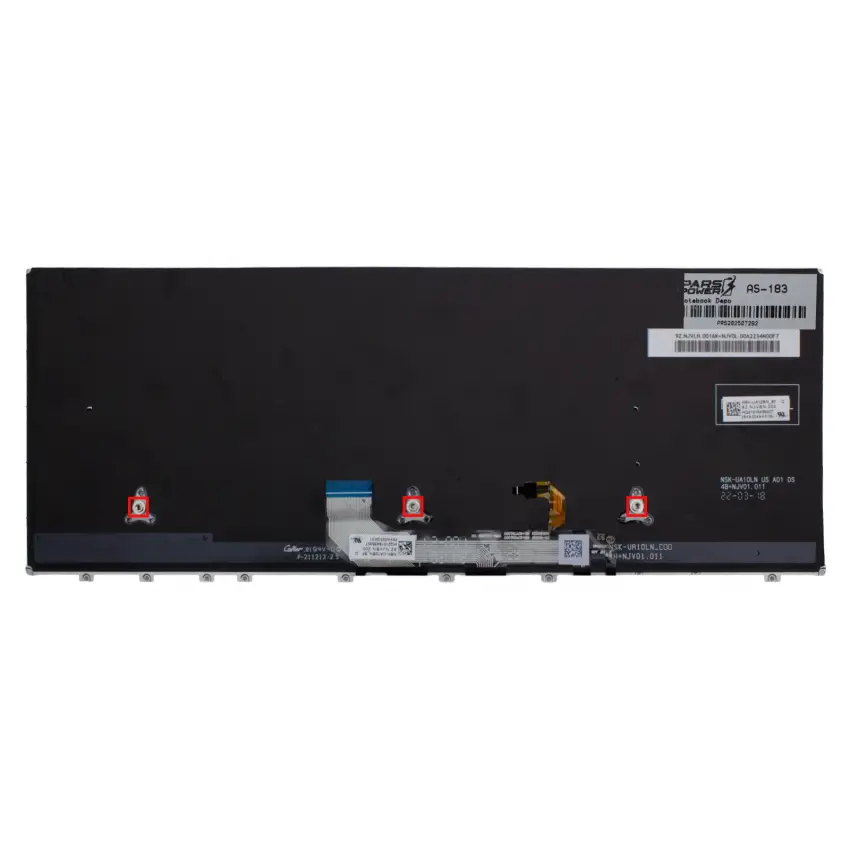 Asus ExpertBook B5 B5302FBA Klavye Işıklı (Siyah TR)