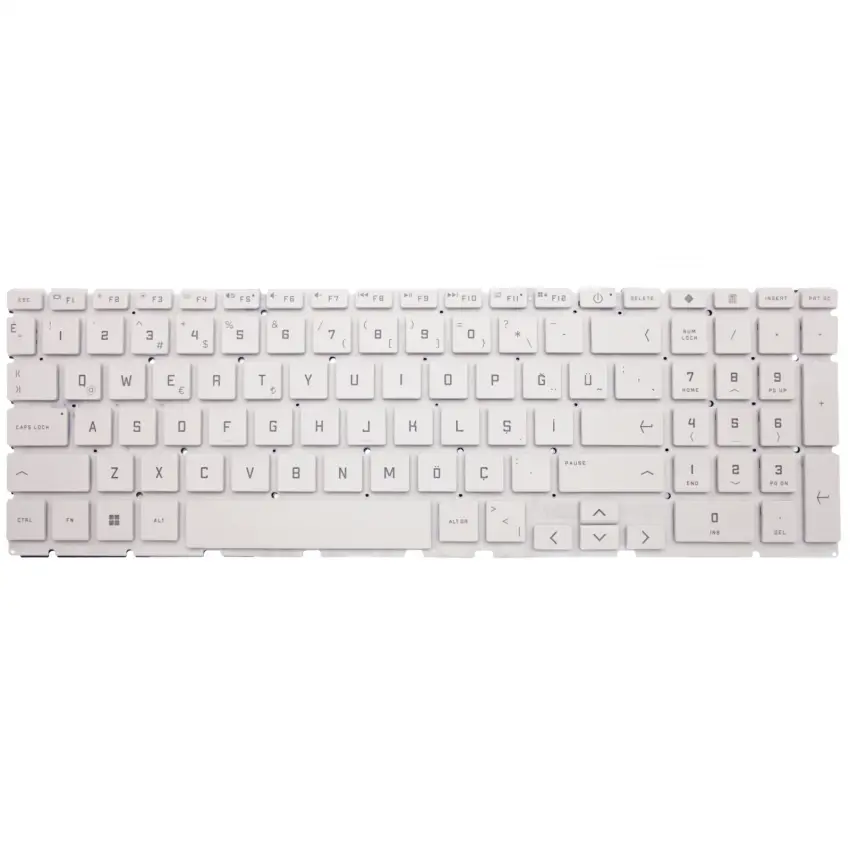 Hp Victus 16-d0015nt Klavye Işıklı (Beyaz TR)