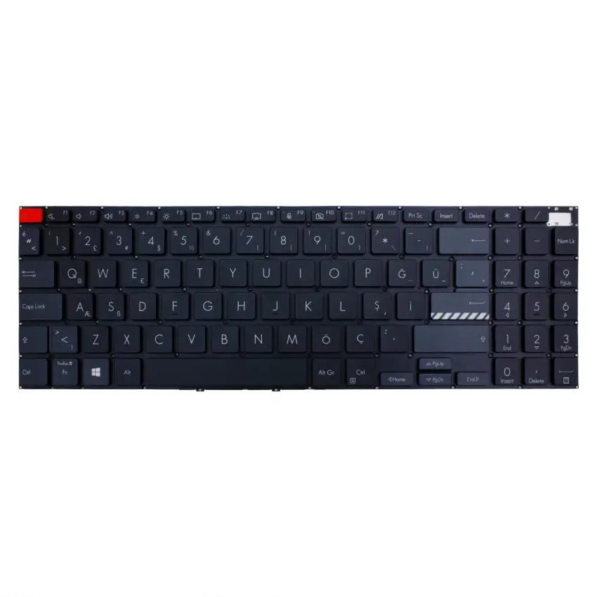 Asus VivoBook Pro 15 OLED M3500QA Klavye Işıklı (Siyah TR)
