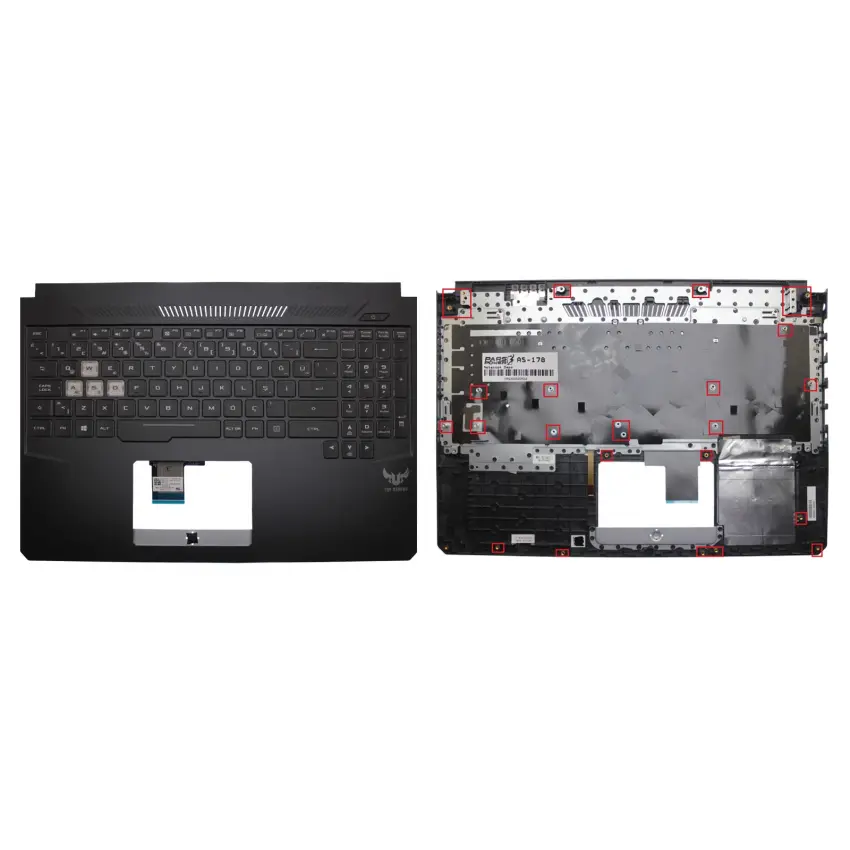 Asus TUF Gaming FX705DU-AU082 Klavye Işıklı Kasalı (Siyah TR)