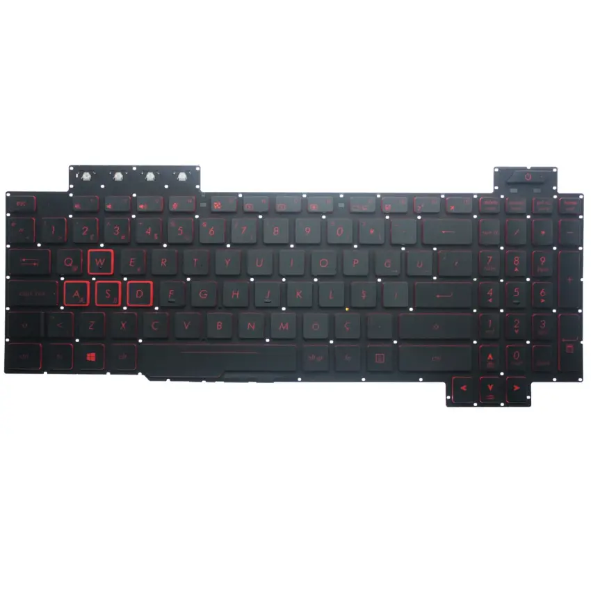 Asus TUF Gaming FX504GD-78250 Klavye Işıklı (Siyah TR)