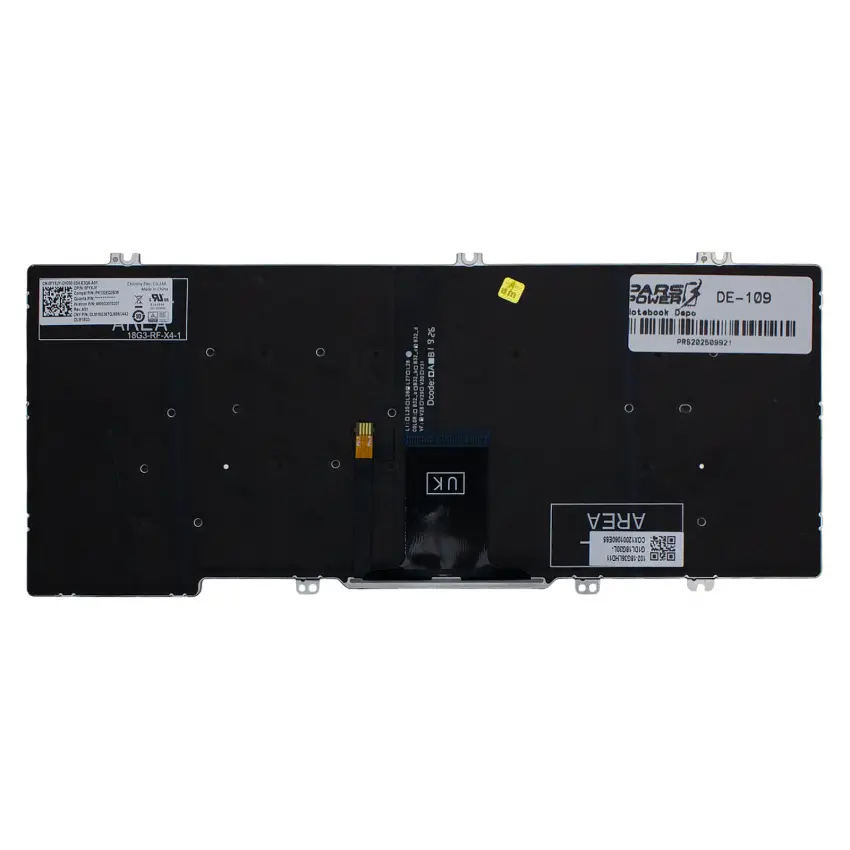 Dell Latitude 5289 N06L528912_W Klavye Işıklı (Siyah TR)