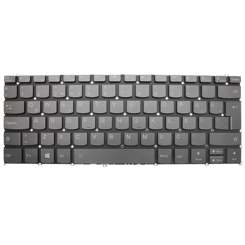 Lenovo V14 G2-ITL 82KA00ECTX Klavye Işıklı (Füme TR)