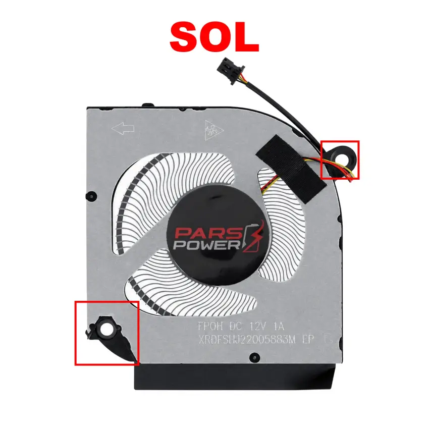 Acer Nitro 5 AN515-44, AN515-45 Cpu Fan - İşlemci Fanı Ver.2